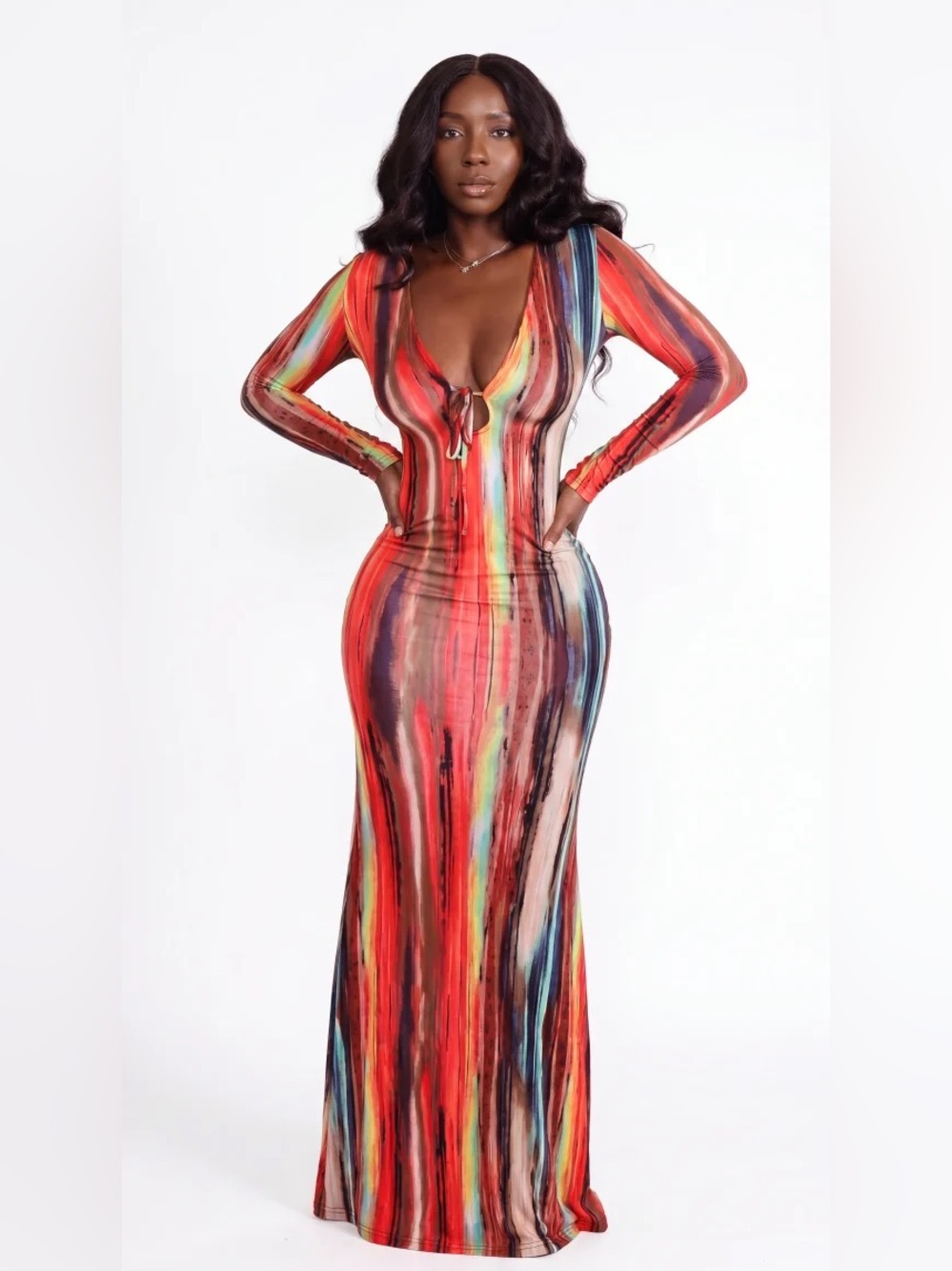 BODY OF ART MAXI DRESS